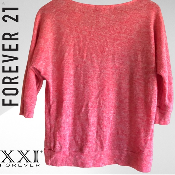 2/$25- Forever 21 Knit Top Relaxed Fit w/Raglan sleeves - Picture 3 of 10